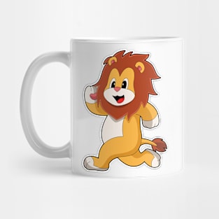 Lion Runner Running Mug